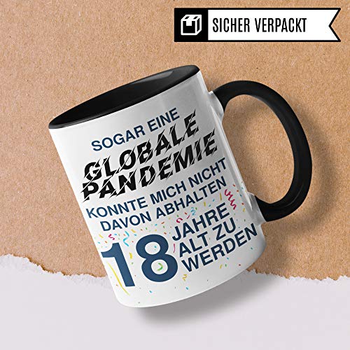 Comprar en Amazon Taza de 18 cumpleaños para niño regalo de 18 cumpleaños