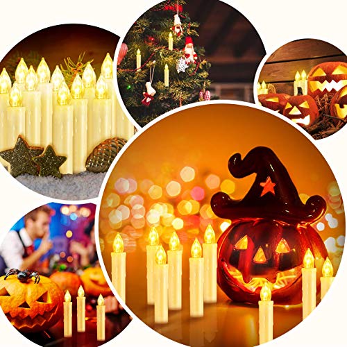 Dónde comprar en España SHYOSUCCE Velas Árbol Velas Navidad con Remoto, Velas Blancas Navidad, Cumpleaños,