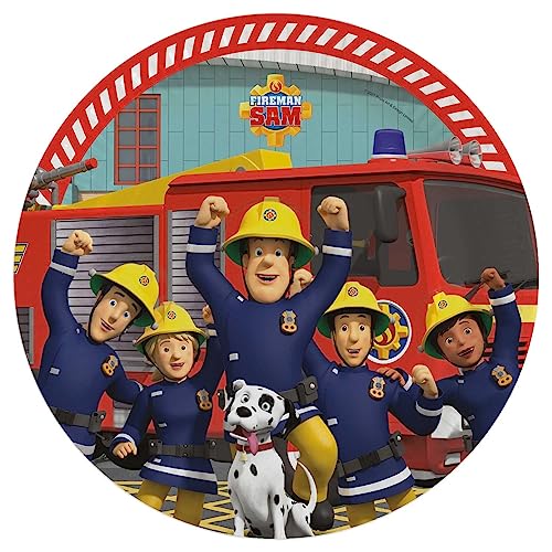 Consigue ahora Globo aluminio con diseño Sam del bombero decoración para cumpleaños infantiles y fiestas 43 cm para aire y helio bomberos bomberos bomberos globos Regalos cumpleaños Rebajas 2025 | regaloscumple.com