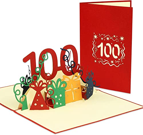 Comprar LINPOPUP® LIN17598 tarjeta POP UP – Tarjeta Ideas para regalar cumpleaños 3D para 100 cumpleaños – Tarjeta doble 50 aniversario – Tarjeta felicitación – Tarjeta plegable sorpresa con efecto 3D N352 Ofertas 2025 | regaloscumple.com