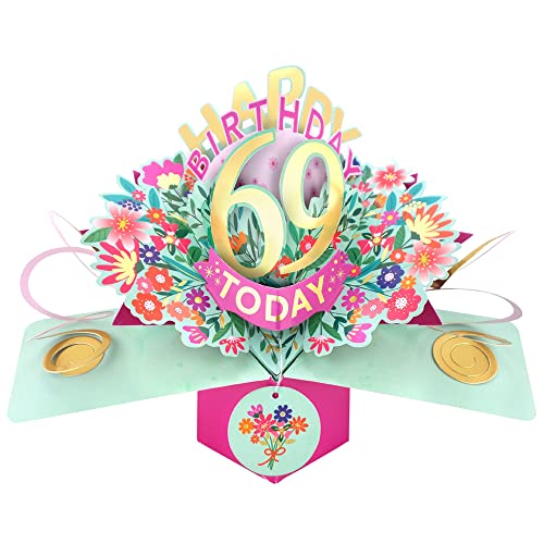 Comprar Ideas para regalar Tarjeta felicitación emergente feliz 69 cumpleaños 69 Today Love Kate Pop Up Cards Her POP215MC69 Top Precio 2024 | regaloscumple.com