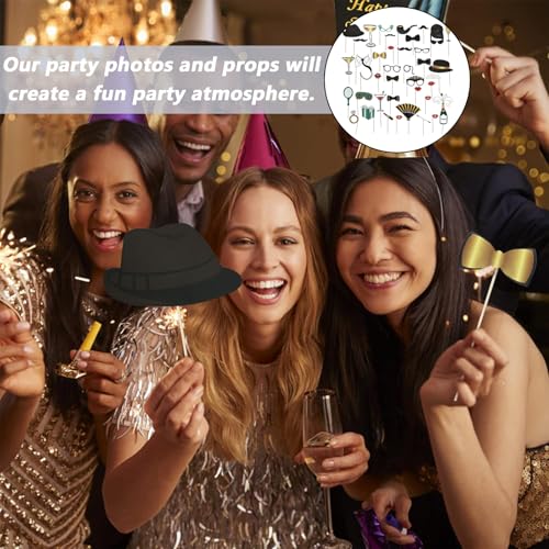 Oferta Flash Booth Props, Atrezzo Photocall Boda Photocall Cumpleaños Accesorios Photocall Boda Fotomaton