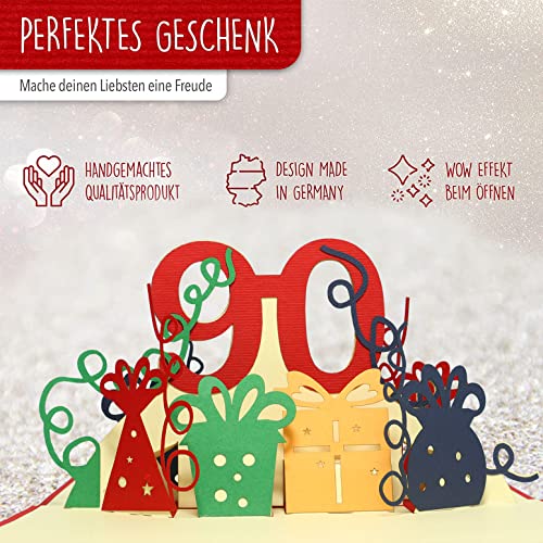 Top Precios Pop Tarjetas 90 cumpleaños, cumpleaños felicitación felicitación, años