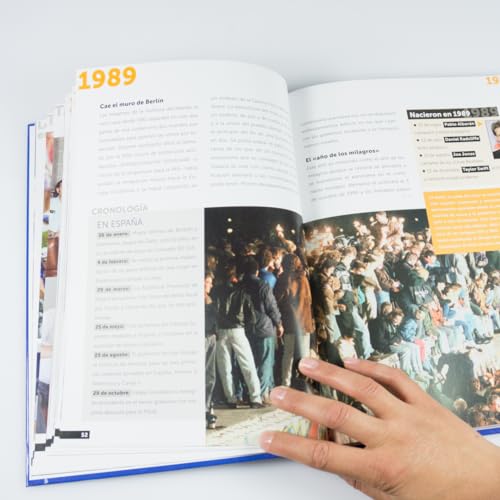 Comprar en Amazon Calledelregalo Libro   tu año   nacimiento  libro   la década   los 80 con tarjeta personalizada - Regalo para cumpleaños - Otras edades disponibles