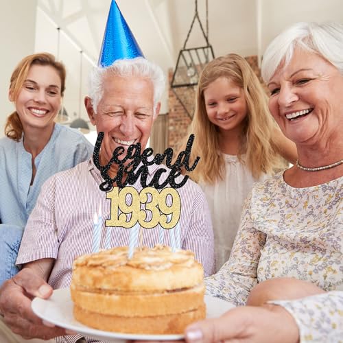 Ofertas en regaloscumple.com Tartas leyenda desde 1938 con purpurina 85 cumpleaños, decoración tartas 85