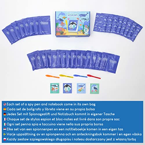 Ofertas BONNYCO Bolígrafo Tinta Invisible y Libreta Animales Oceano Pack x32 Detalles Cumpleaños Niños  Regalos Cumpleaños Niños Colegio  Piñatas   Cumpleaños Regalos Fiesta Cumpleaños Infantil