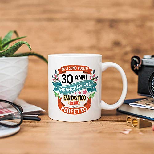 Ofertas de última hora MUGFFINS Taza - Cumpleaños 30 (en italiano)
