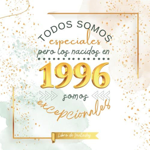 Comprar Todos somos especiales pero los nacidos en 1996 somos excepcionales: Navidad Libro invitados para cumpleaños - ¡Feliz cumple! Rebajas 2024 | regaloscumple.com