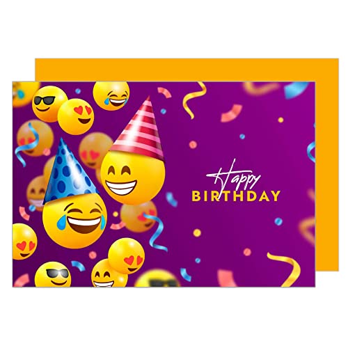 Comprar Edition Seidel Tarjeta cumpleaños premium con sobre tarjeta felicitación con diseño Billet Happy Birthday Humor Divertida Cool Hombre Mujer Adolescente Niño Niña Cumpleaños Emoji Smiley (G3500 SW023) Rebajas 2024 | regaloscumple.com