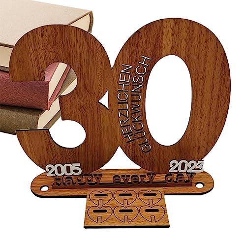 Consigue ahora Majs Placa alternativa para visitas madera | Regalo 18 cumpleaños madera con firma - Ideas para regalar Decoración madera para el 18º aniversario para regalo boda fiesta cumpleaños 2005-2023 Rebajas 2023 | regaloscumple.com