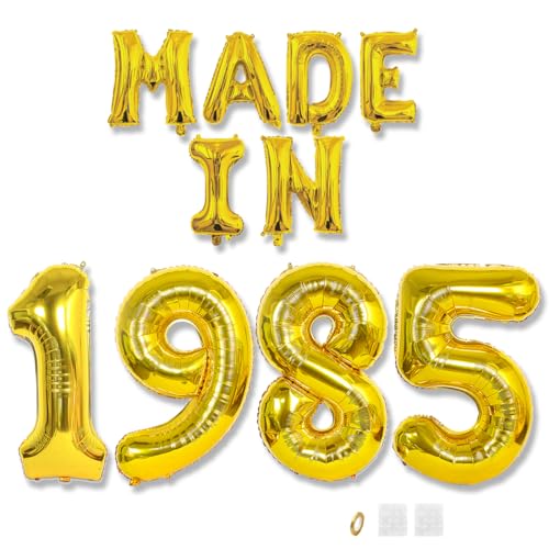 Comprar Jurxy Globos dorados para fiesta cumpleaños Catálogo fabricados en 1985 Rebajas 2025 | regaloscumple.com
