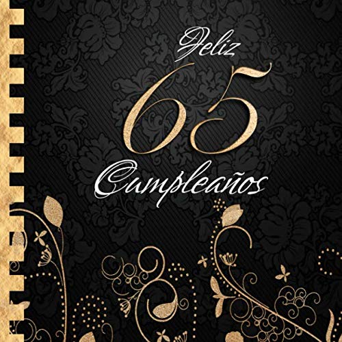 Consigue ahora Feliz 65 Cumpleaños: Libro Visitas I Elegante Encuadernación en Oro y Negro I Para 60 Ideas para regalar personas I Para Deseos escritos y las Fotos más bellas I Idea regalo 65 años Rebajas 2024 | regaloscumple.com