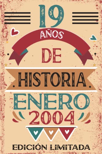 Consigue ahora 19 Años De Promoción Historia Enero 2004: Libro visitas cuaderno 110 páginas felicitaciones idea regalo regalo Para la esposa novia mujer La madre Rebajas 2024 | regaloscumple.com
