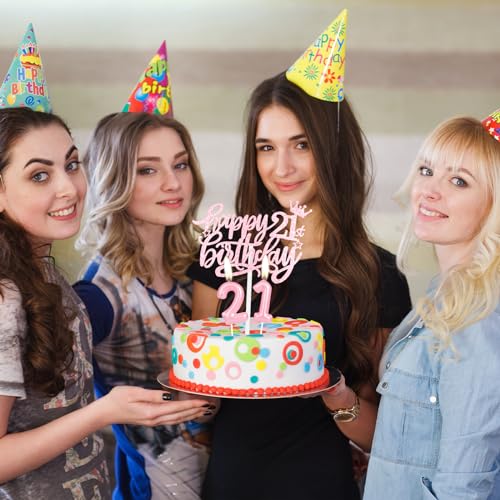 Top Precios Mciskin Happy 13th Birthday Candles Cake Toppers Set número 13