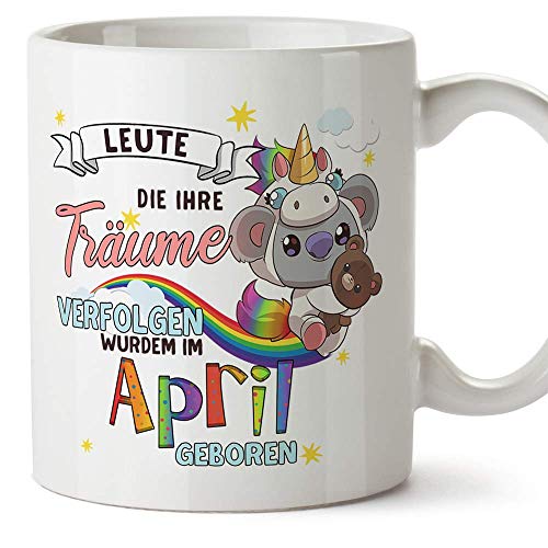 Consigue Cumpleaños ahora MUGFFINS Taza - Cumpleaños Koala Abril (en alemán) Ofertas 2024 | regaloscumple.com