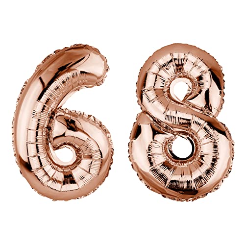 Comprar DekoRex Globo papel Navidad aluminio color oro rosa 100 cm para cumpleaños o bodas (número: 68) Ofertas 2024 | regaloscumple.com