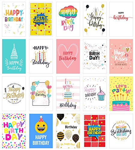 Comprar Edition Seidel - Juego Regalos 20 tarjetas cumpleaños exclusivas con sobre. Tarjeta felicitación para hombre y mujer Top Precio 2024 | regaloscumple.com