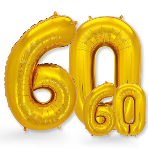 Comprar FUNXGO globo numero 60 dorado - numero 60 globo cumpleaños - globo 60 dorado - Navidad número 60 cumpleaños globo dorado - globo numero 60 gigante - globos número 60 - decoracion 60 cumpleaños Top Precio 2024 | regaloscumple.com