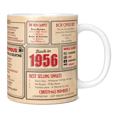 Oferta Mug - 67 – vuelta 1956 este regalo y regalos mujeres, cumpleaños 67 taza