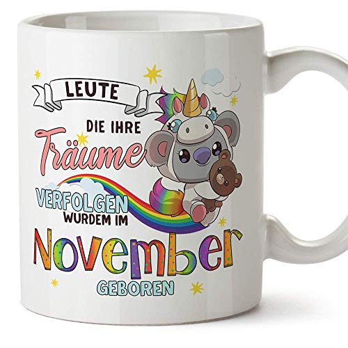 Comprar Regalos MUGFFINS Taza - Cumpleaños Koala Noviembre (en alemán) Top Precio 2024 | regaloscumple.com