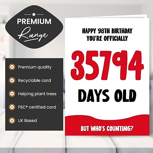 Ofertas de última hora Hey Divertida cumpleaños hombres mujeres, 35794 tarjeta 98 tarjeta 98, cumpleaños