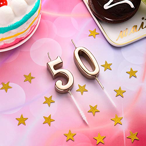 Oferta Flash Velas de Cumpleaños de 50 Años Velas de Número de