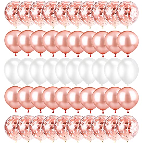 Consigue ahora IWheat Juego 83 globos oro rosa confeti y globos helio con cintas globos látex para bodas cumpleaños baby shower graduación decoración fiesta 12 pulgadas Ideas para regalar Rebajas 2025 | regaloscumple.com