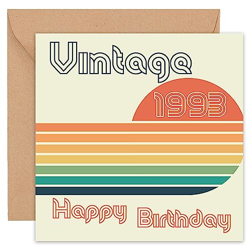 Comprar Tarjeta cumpleaños número 30 tarjeta 30 cumpleaños para Navidad mujeres tarjetas 30 cumpleaños para hombres hija hermana nieta nieto sobrino hermano sobrina hijo mujer 1993-14 cm Ofertas 2024 | regaloscumple.com