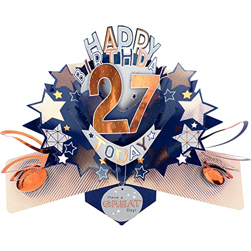 Comprar Tarjeta felicitación emergente Catálogo 27 cumpleaños 27 hoy tarjetas emergentes Love Kate para él POP204MC27 Top Precio 2024 | regaloscumple.com