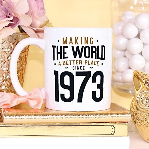 Ofertas MUGFFINS Tazas 1973 Cumpleaños - En Inglés - Making the