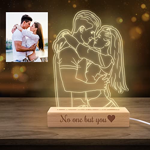 Comprar Xiuyours Lampara Led Personalizada Cumpleaños con tu Foto Regalo para Madre Día San Valentín Cumpleanos Aniversario Parejas Novio Top Precio 2024 | regaloscumple.com