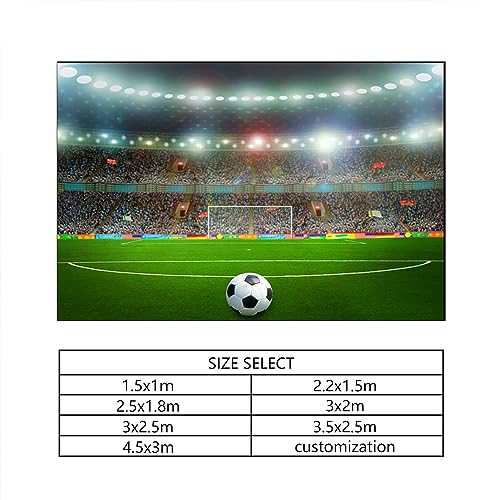 Oferta Flash YongFoto 15x1m Vinilo Fondo de Fotografia Campo de fútbol Luces