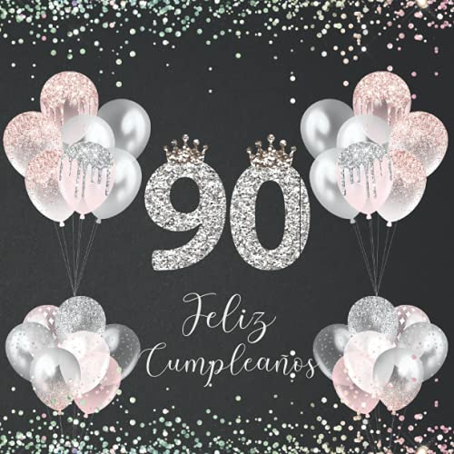 Comprar Libro Visitas Feliz Cumpleaños 90 Promoción años: firmas para dedicatorias recuerdos felicitaciones y fotos los invitados. Decoración y regalo original para hombres y mujeres para la fiesta Rebajas 2025 | regaloscumple.com