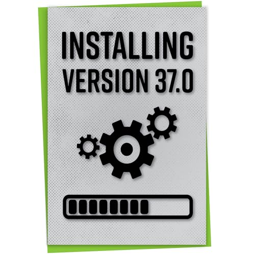 Consigue ahora Divertida tarjeta cumpleaños 37 para jugadores versión instalación 37.0 tarjeta 37 años para Regalos hombre tarjeta cumpleaños para geek feliz cumpleaños 37 tarjeta cumpleaños para él o Rebajas 2024 | regaloscumple.com