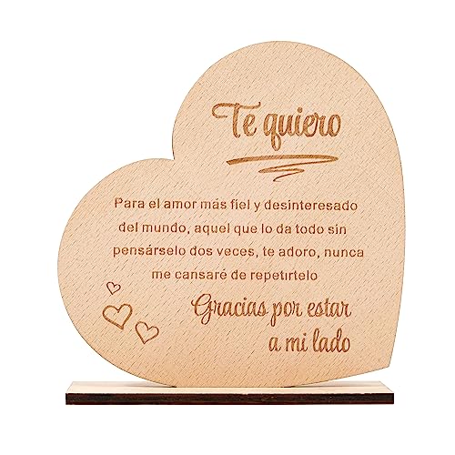 Consigue ahora Warehouse Tarjeta agradecimiento amor Navidad madera Esposo Esposa，Regalos aniversario pareja cartas amor para mi novio novia originales Cumpleaños (Gracias) (C-13) Rebajas 2025 | regaloscumple.com