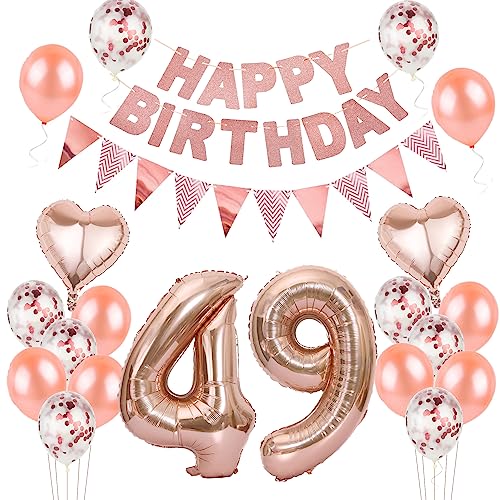 Consigue ahora Globos 49 cumpleaños Mujer decoracion oro rosa Ideas para regalar decoracion cumpleaños 49 años Mujer globos 49 cumpleaños decoracion 49 cumpleaños Mujer decoracion oro rosa banderola 49 cumpleaños Mujer decoracion Ofertas 2025 | regaloscumple.com
