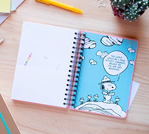 Top Precios Grupo Erik Cuaderno Snoopy - Cuaderno A5 - Cuaderno punteado - Bullet Journal | Cuaderno   notas - Bloc   notas A5 - Libretas bonitas ideal material papelería vuelta al cole  licencia oficial
