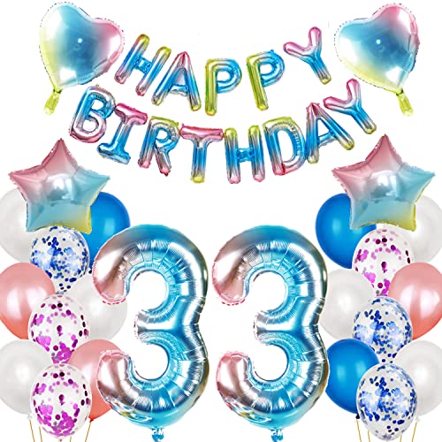 Comprar Globos 33 cumpleaños color rosa 33 cumpleaños decoración para mujer arco BlackFriday iris globo para 33 cumpleaños decoración cumpleaños globos 33 Top Precio 2024 | regaloscumple.com