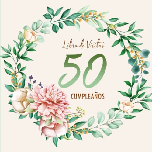 Consigue ahora 50 Сumpleaños Libro Visitas: Decoración para el 50 Cumpleaños | Regalos Originales para Hombre y Mujer 50 Años | Libro Firmas Ideas para regalar para Felicitaciones y Fotos los Invitados Ofertas 2024 | regaloscumple.com