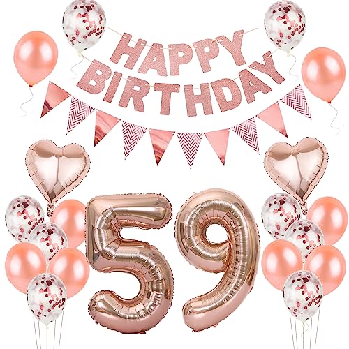 Consigue Navidad ahora Globos 59 cumpleaños Mujer decoracion oro rosa decoracion cumpleaños 59 años Mujer globos 59 cumpleaños decoracion 59 cumpleaños Mujer decoracion oro rosa banderola 59 cumpleaños Mujer decoracion Ofertas 2025 | regaloscumple.com