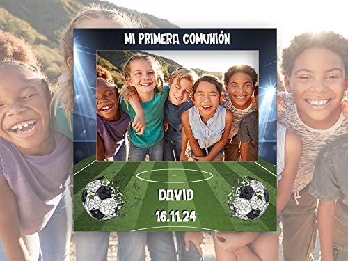 Comprar en Amazon Photocall Cartón Niño Personalizado, x cm, o puntuales, Troquelada, Divertido