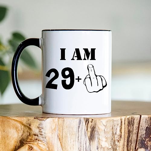 Mejores precios Acen Merchandise Taza divertida de 30 cumpleanos, I am 29 Plus one, Novedad 11 oz taza y caja regalo set te, cafe, oficina, hogar