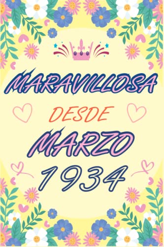 Comprar CUADERNO MARAVILLOSA DESDE MARZO 1934: Regalo 89 cumpleaños para mujeres y hombres ideas BlackFriday 89 cumpleaños... un cumpleaños... divertido cuaderno ... regalo 89 cumpleaños para él/ella. Top Precio 2024 | regaloscumple.com