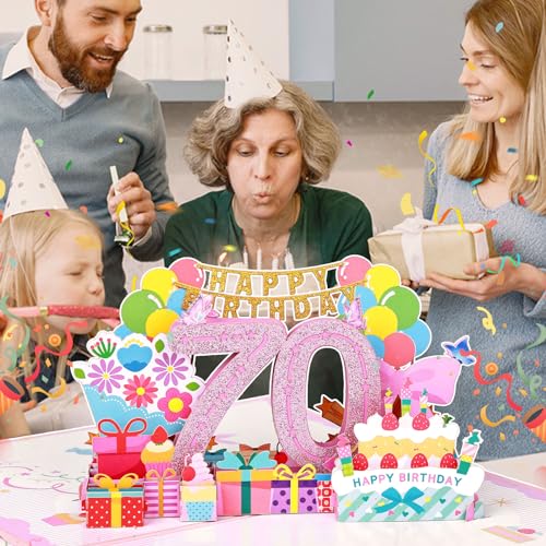 Mejores precios Joyoldelf cumpleaños años, felicitación 3D, felicitación tarjetas cumpleaños sobre madres,
