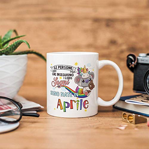 Top Precios MUGFFINS Taza - Cumpleaños Koala Abril (en Italiano)