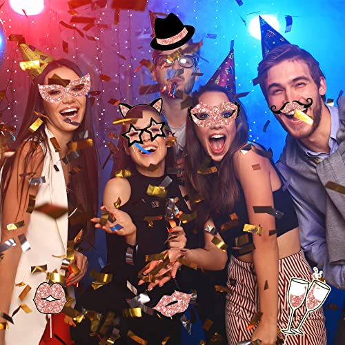 Ofertas en regaloscumple.com 24 Foto Fiesta DIY Booth Photocall Cumpleaños Comunión (Oro