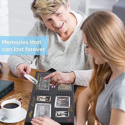 Ofertas de última hora DazSpirit Fotos 29,5 21cm Fotos Pegar Escribir, Firmas Páginas, Hojas, 6 Metálicos, Fotos Y (Amarillo)