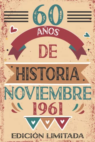 Oferta 60 De Noviembre 60 Libro cuaderno, páginas idea regalo la novia, La