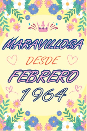 Consigue ahora CUADERNO MARAVILLOSA DESDE FEBRERO 1964: Regalo 59 cumpleaños para mujeres y hombres ideas 59 cumpleaños... un cumpleaños... divertido ... regalo 59 cumpleaños para BlackFriday él/ella. Ofertas 2024 | regaloscumple.com