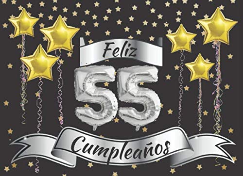 Consigue ahora Feliz 55 cumpleaños: El Libro visitas con 40 páginas Regalos en color para felicitaciones : Regalo original para hombres y mujeres : Libro firmas para la fiesta cumpleaños Rebajas 2024 | regaloscumple.com